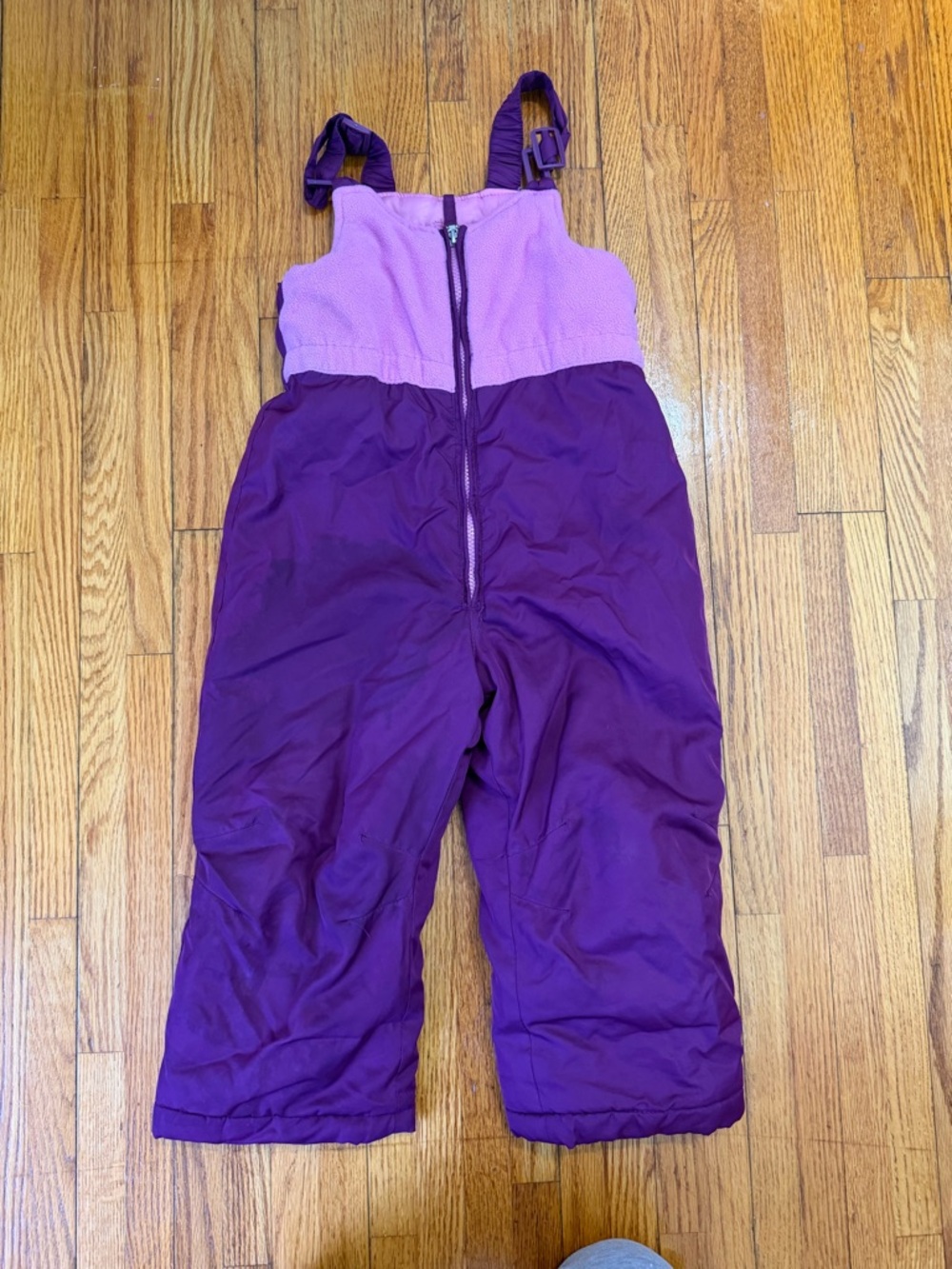 ZeroXposur Two-Tone Purple Girls Snow Overalls